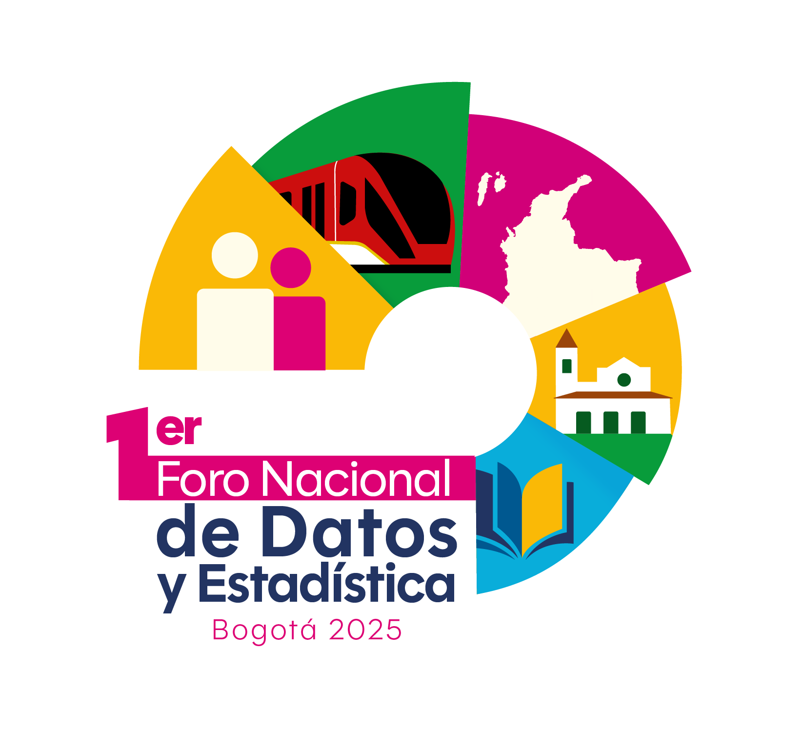 Logo primer foro nacional de datos y estadística